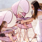 Baby Delight Go With Me Uplift Deluxe Portable High Chair | Travel High Chair | Sun Canopy | Indoor And Outdoor | Canyon Rose