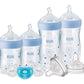 Nuk Simply Natural Baby Bottles With Safetemp Gift Set - Includes 4 Bottles, 3 Pacifiers, And 2 Replacement Bottle Nipples