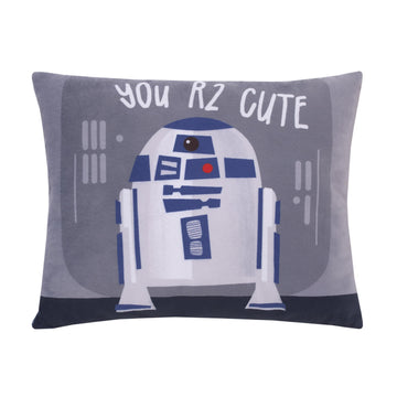 NoJo Star Wars Welcome to The Galaxy Navy Decorative Throw Pillow