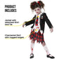 Morph Costumes School Girl Zombie Costume for Kids - Kid Zombie Costume Girl - Kids Halloween Costumes Girls Scary - Halloween C