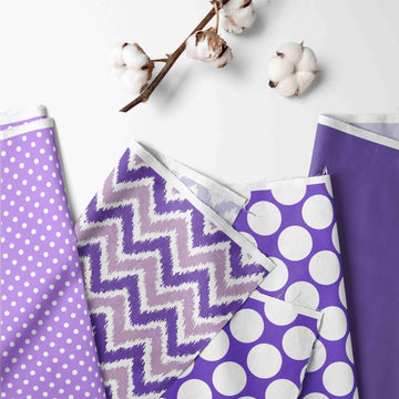 Bacati - Mix N Match Zigzag/Dots 3 Pc Girls Toddler Bed Sheet Set Including Fitted Sheet, Flat Sheet And Pillow Case For Us Stan