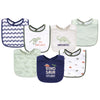 Hudson Baby Unisex Baby Cotton Bibs, Dinosaur Explorer, One Size