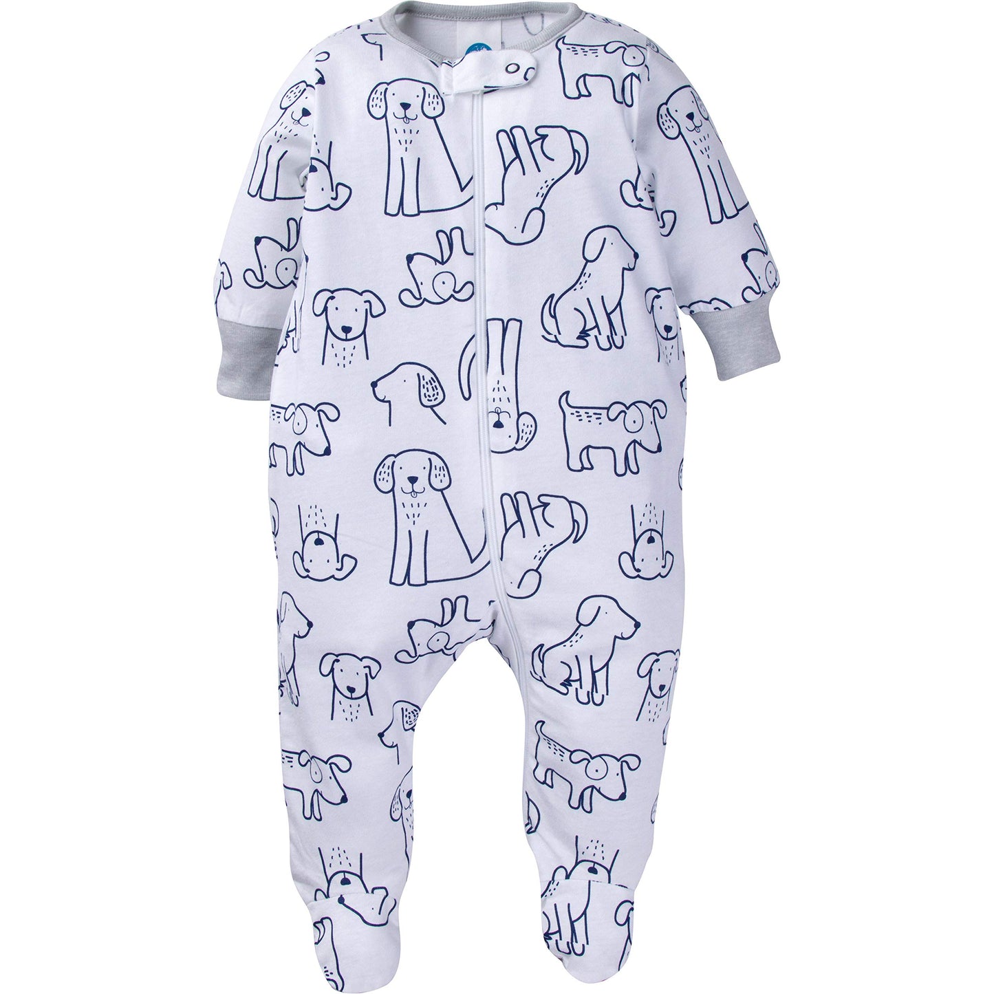 Onesies Brand Baby Boys 4-Pack 'N Play Footies And Toddler Sleepers, Dog, 0-3 Months Us
