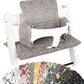 Ukje Cushion Compatible With Stokke Tripp Trapp - Soft Seat For Infants, Babies & Toddlers, High Chair Accessories, Cotton Fabri