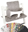 Ukje Cushion Compatible With Stokke Tripp Trapp - Soft Seat For Infants, Babies & Toddlers, High Chair Accessories, Cotton Fabri
