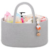 Comse Baby Diaper Caddy Organizer, Diaper Basket, Baby Car Organizer, Diaper Change Organizer, Portable Tote Bag With Divider, G