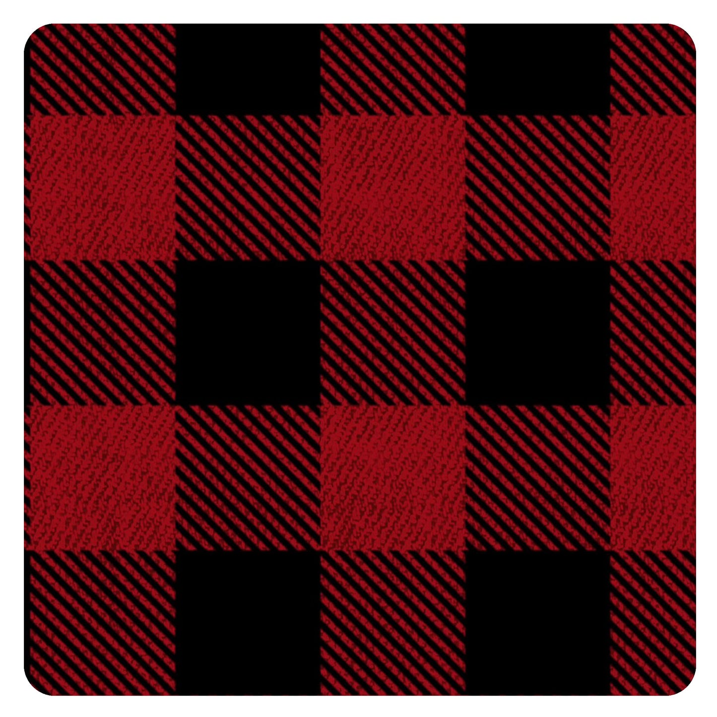Bapronbaby Red Buffalo Plaid Splash Mat - Waterproof Catch-All For Under High Chairs, Floors, Tables, Playtime Or Arts & Crafts