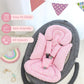 4 In 1 Infant Car Seat Insert, Baby Car Seat Head Body Support For Girls & Boys, Reversible Newborn Car Seat Insert With 3 Extra