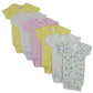 Pastel Girls Short Sleeve 6 Pack