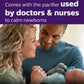 Philips Avent Soothie Snuggle Pacifier Holder With Detachable Pacifier, Sloth, 0M+, Scf347/07