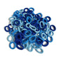 100Pcs Seamless Cotton Hair Bands Elastics Hair Ties Diameter 1 inch Ponytail Holders for Girl Toddler Baby Thin Hair