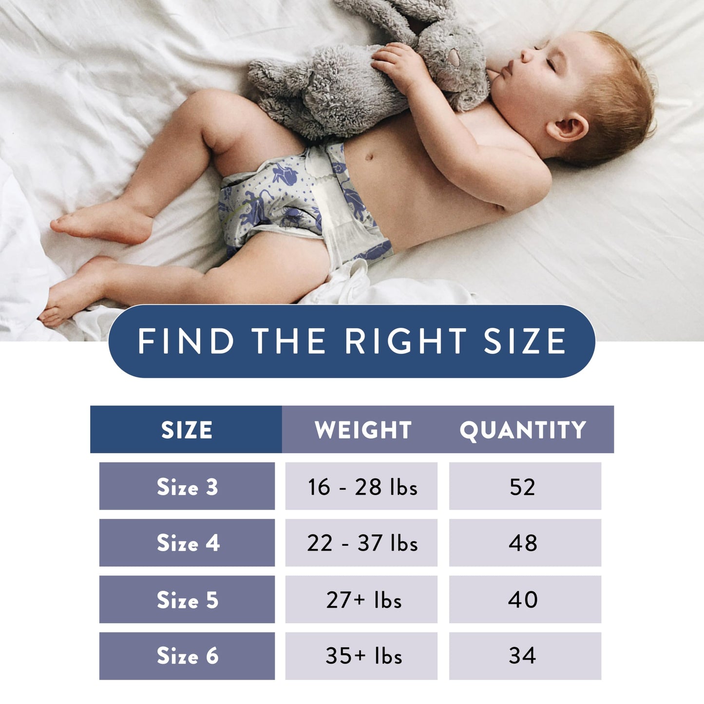 The Honest Company Clean Conscious Overnight Diapers | Plant-Based, Sustainable | Cozy Cloud + Star Signs | Club Box, Size 4 (22