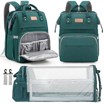 Lexiroman Diaper Bag Backpack, Multifunction Travel Back Pack Maternity Baby Changing Bags, Large Capacity, Waterproof And Styli