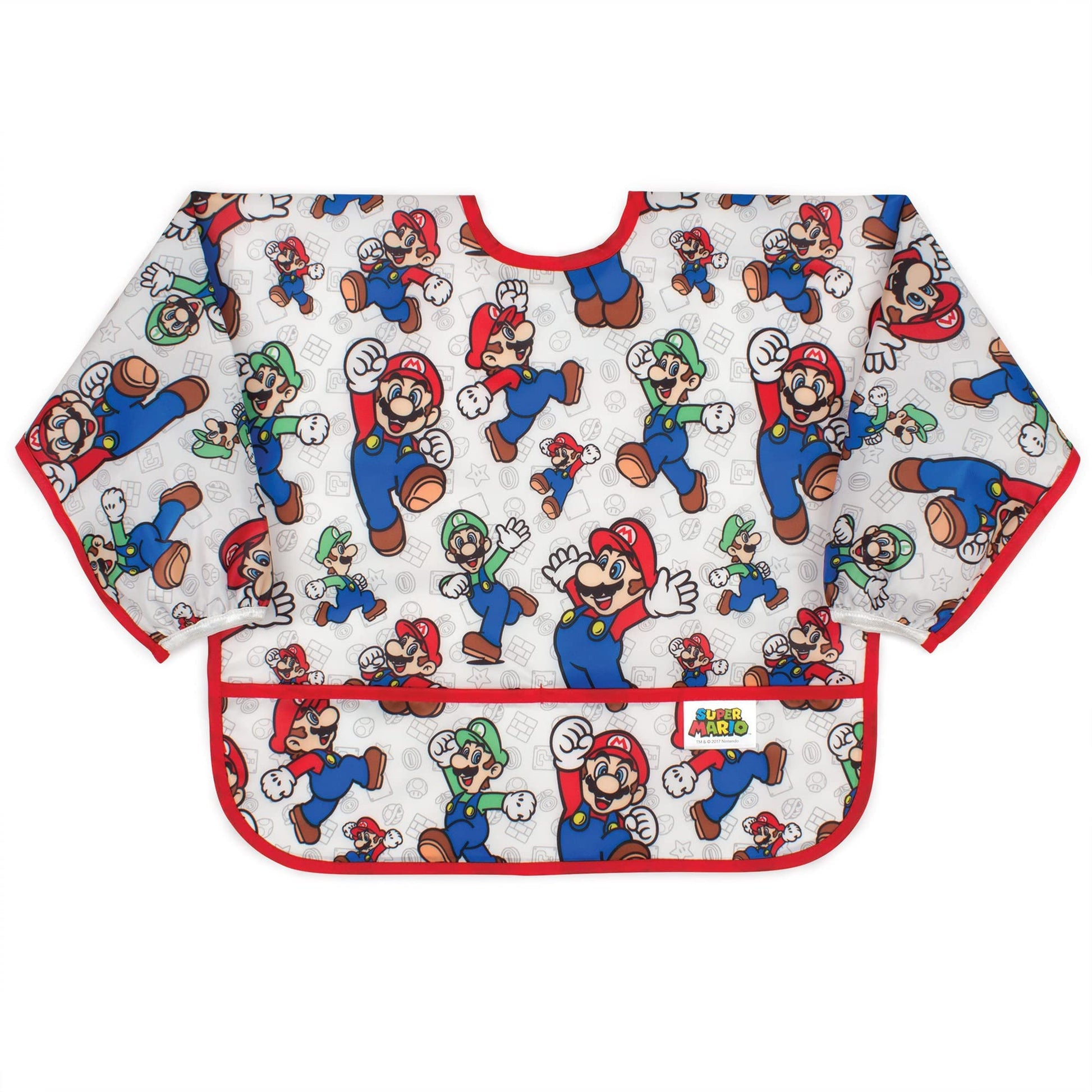 Bumkins Bibs, Baby And Toddler Girls And Boys 6-24 Months, Long Sleeve, Essential Must Have For Eating, Feeding, Mess Saving Lig