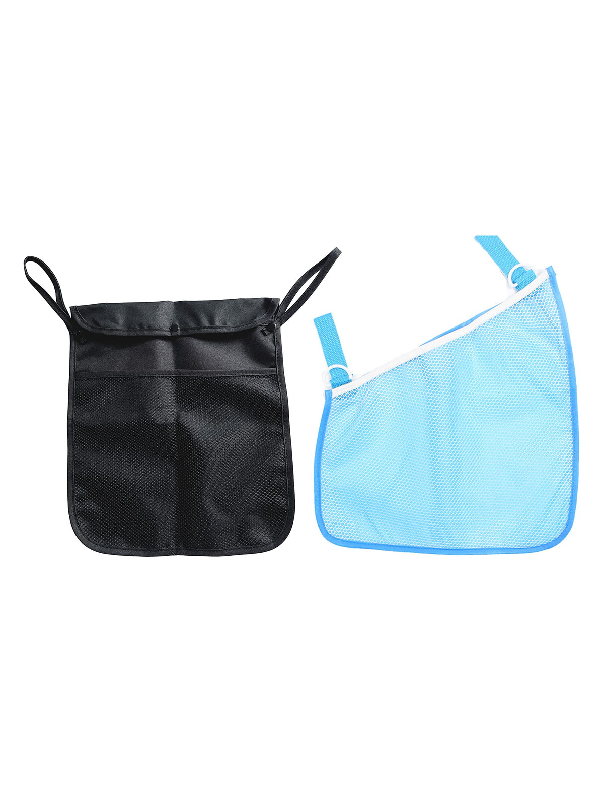 YOLENDAR 2PCS Pack Baby Stroller Organizer, Toddle Mesh Stroller Organizer for Bottle Nappy Baby Cloth, Detachable Straps,Set Wi