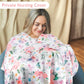 Baby Car Seat Cover, Peekaboo Opening Winter Car Seat Canopy For Baby Girls Boys, Mom Nursing Breastfeeding Covers, Blanket For