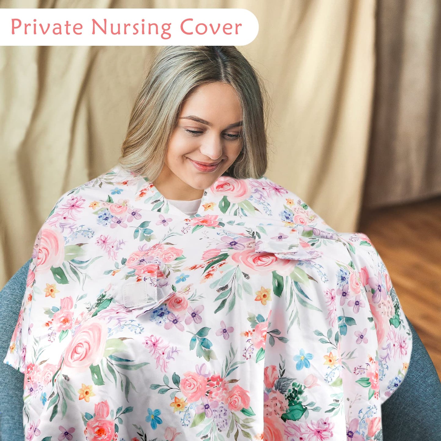 Baby Car Seat Cover, Peekaboo Opening Winter Car Seat Canopy For Baby Girls Boys, Mom Nursing Breastfeeding Covers, Blanket For
