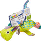 Lamaze Flip Flap Dragon Clip On Car Seat and Stroller Toy - Soft Baby Hanging Toys - Baby Crinkle Toys with High Contrast Colors