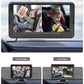 Grownsy Baby Car Camera For 2 Kids, 7 In Ultrawide Ahd Car Baby Monitor With 2 Camera, Backseat Mirror For Baby Rear Facing With