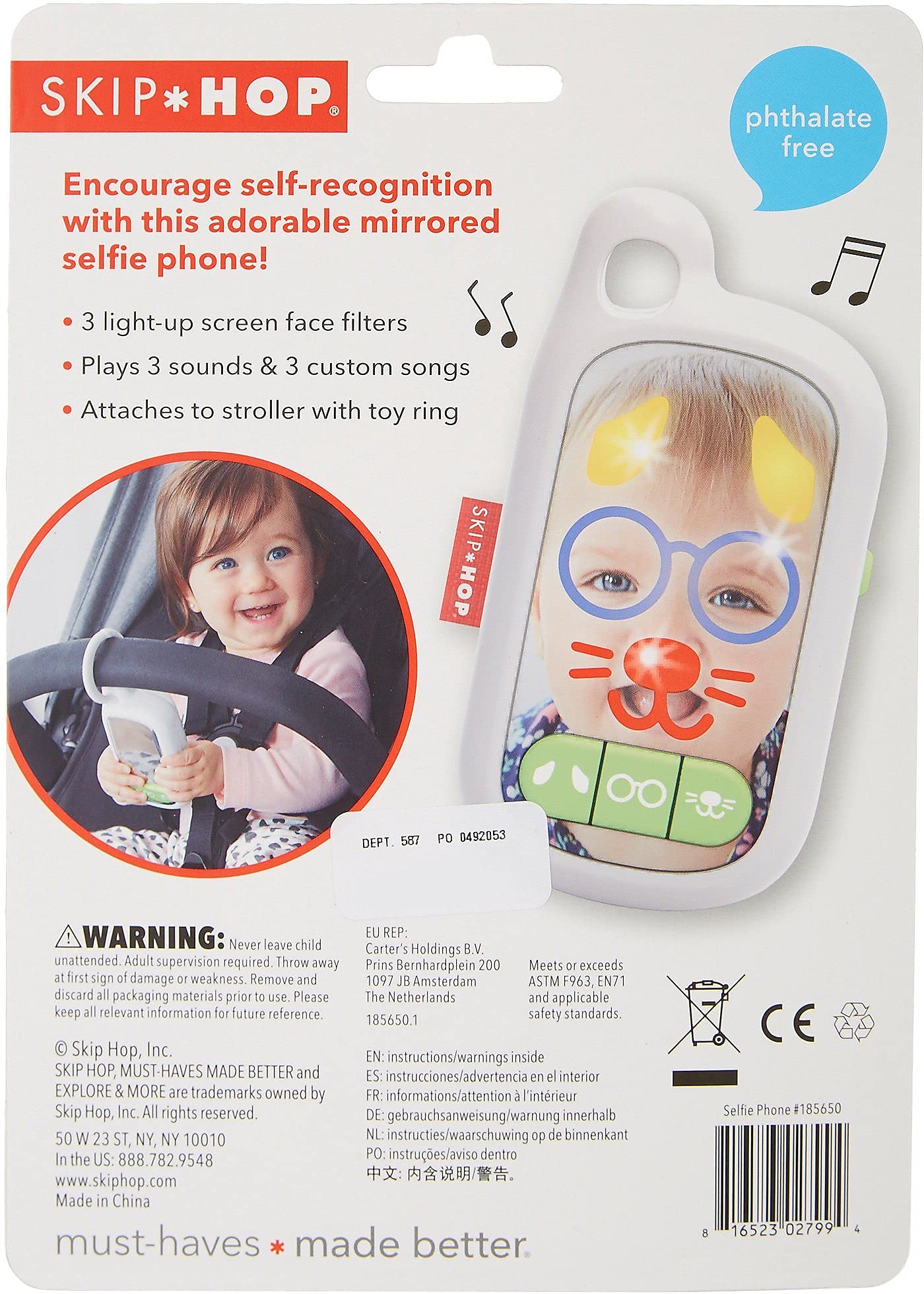 Skip Hop Baby Phone Toy, Explore & More Selfie