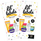Bottle Labels, Write-On Name, Self-Laminating, Waterproof, Baby Bottle Label For Daycare, Made In The Usa (Playful Patterns Set