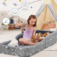 Joywoo Toddler Floor Bed, Toddler Travel Bed For 3-6, Foldable Portable Toddler Bed For Home/Playing/Nap/Hotel, Kids Floor Bed W