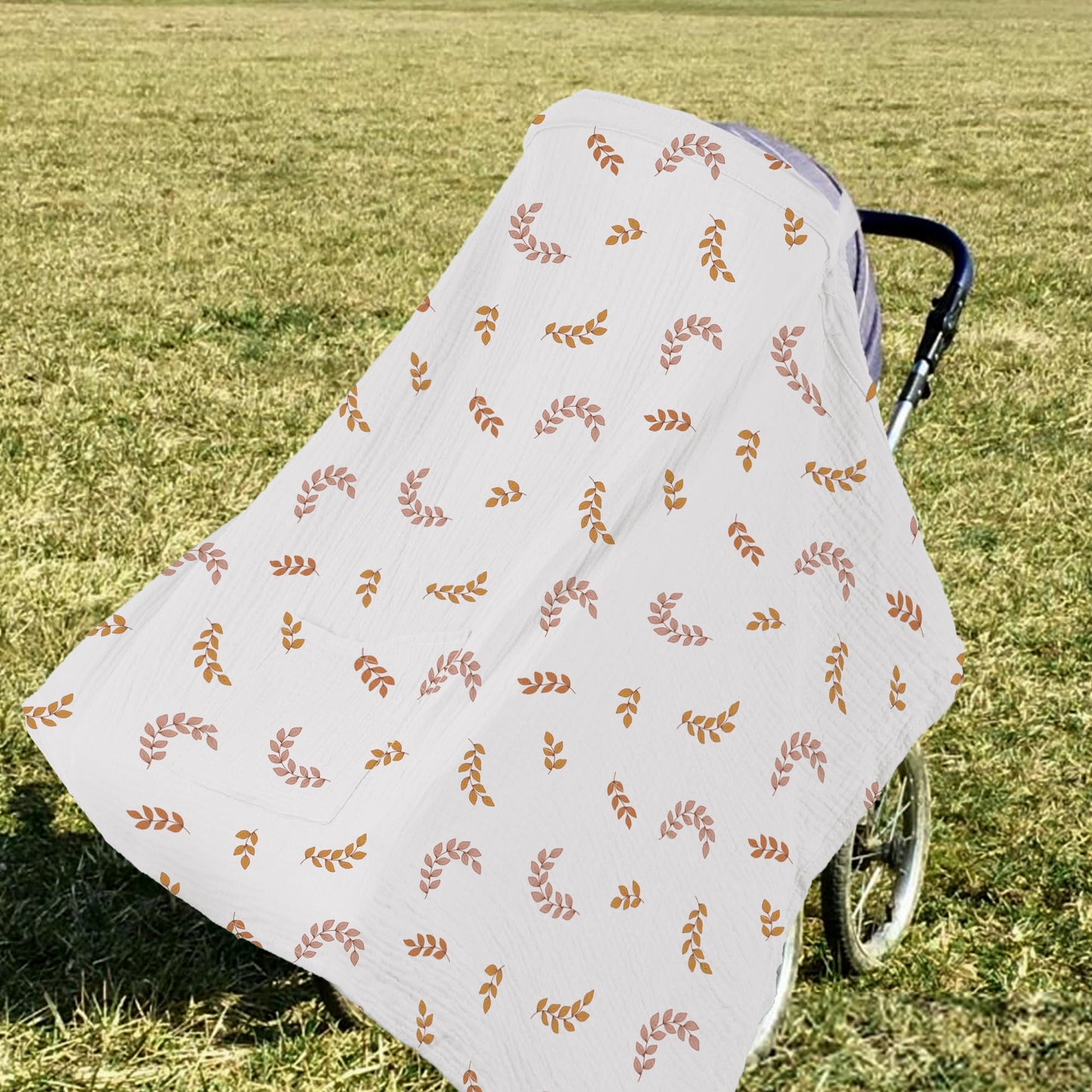 Wimst Muslin Nursing Cover Breastfeeding For Women, Soft And Breathable Breastfeeding Cover With Rigid Hoop For Nursing Apron (L