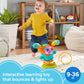 Fisher-Price Baby & Toddler Learning Toy DJ Bouncin Beats with Music Lights & Bouncing Action for Ages 9+ Months