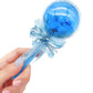 24 Pieces Fillable Baby Rattle Party Favors, Blue with Decorative Bear & Ribbon