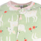 Gerber Baby Girls Flame Resistant Fleece Footed Pajamas 2-Pack, Pink Deer
