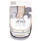 Hudson Baby Unisex Baby Cotton Bib And Sock Set, Modern Safari Animals, One Size
