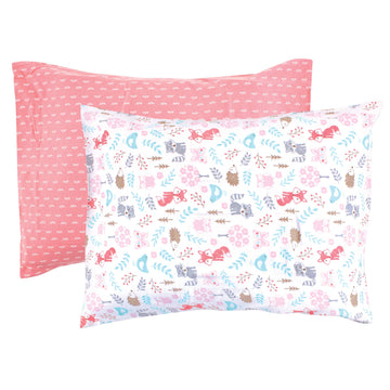Hudson Baby Unisex Baby And Toddler Cotton Toddler Pillow Case, Woodland Fox, One Size