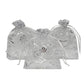 Ankirol 100Pcs Sheer Organza Favor Bags For Wedding Baby Shower Rattan Print Gift Bags Samples Display Drawstring Pouches (3X4,