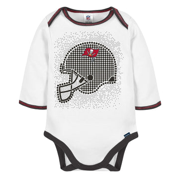 Gerber Nfl Baby Boys' 3Pc Bodysuit, Footed Pant, & Cap Set, Tampa Bay Buccaneers, 0-3 Months