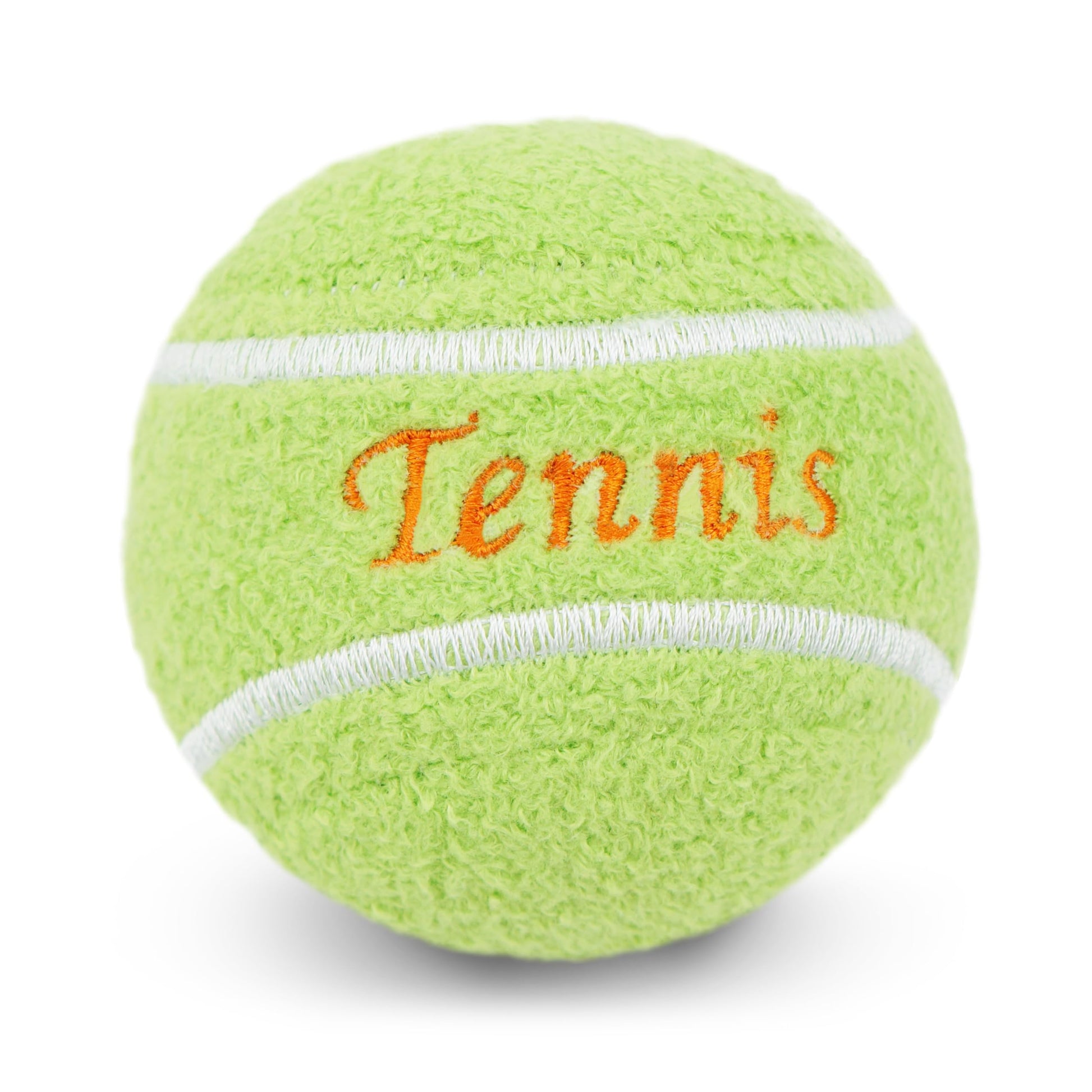 June Garden 2.5 My First Tennis Ball - Plush Baby Squeaker Toy - Safe Soft Sports Toy for Infants Boys and Girls
