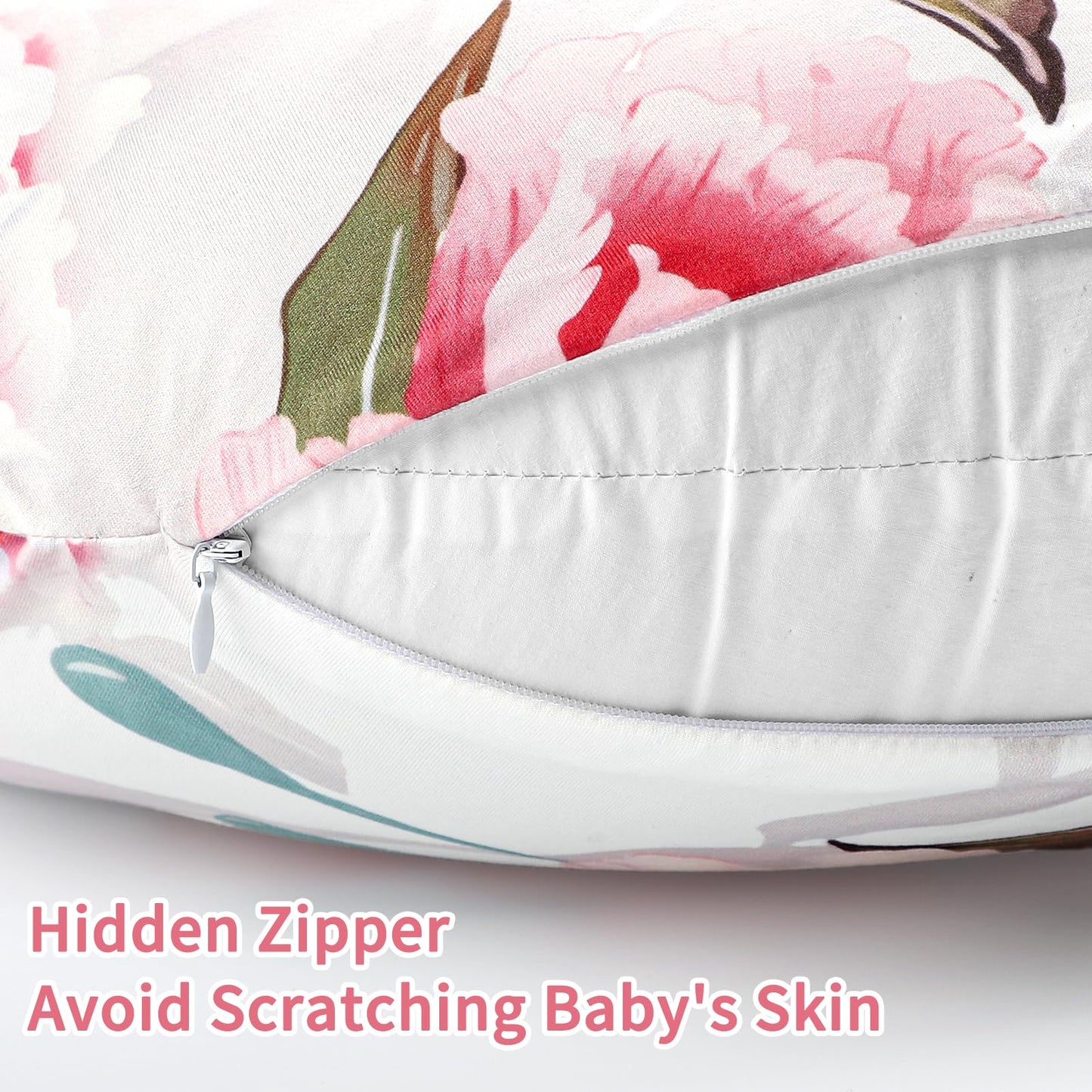 Nursing Pillow Cover, Breastfeeding Pillow Cover Stretchy Removable Feeding Pillowcase For Newborn, Ultra Soft And Comfortable N