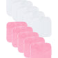 Feto UltraSoft Flannel Baby Washcloth Set (Pack of 10) | Machine Washable, Gentle on Babys Skin | Ideal for Newborns, Infants, 