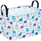 Maizmz Baby Storage Basket,Kids Toys Box, Nursery Hamper Collapsible Gift Organizer Bins Waterproof Clothes Toy Bin Book Shelf C