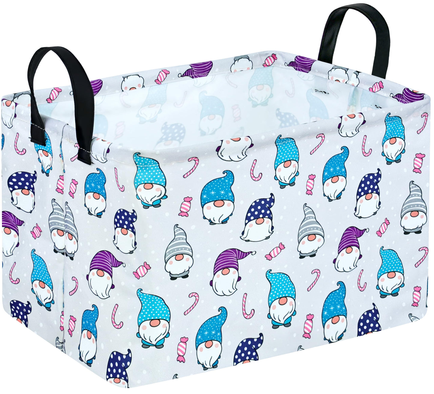 Maizmz Baby Storage Basket,Kids Toys Box, Nursery Hamper Collapsible Gift Organizer Bins Waterproof Clothes Toy Bin Book Shelf C