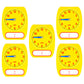 Learning ADVANTAGE-25615 edx Education Write-On/Wipe-Off Clock Dials - Set of 5