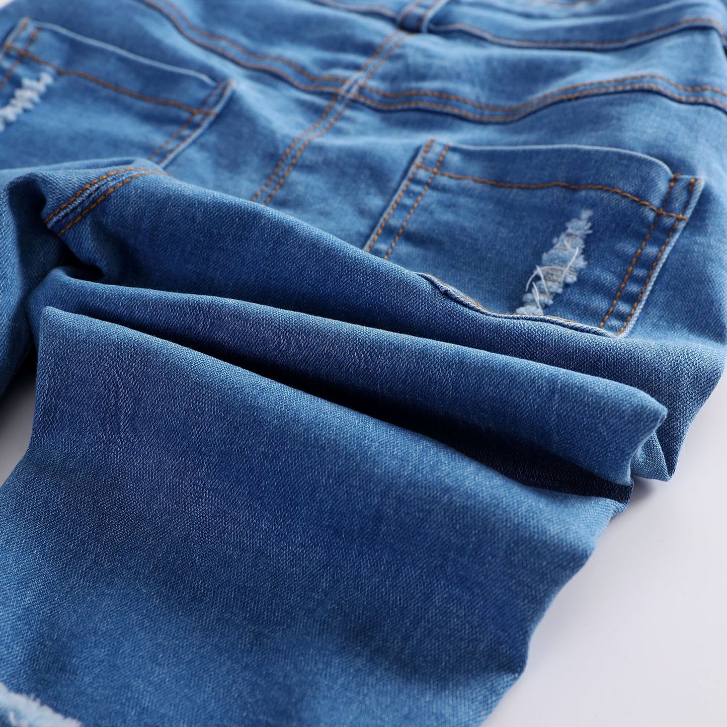 Kidscool Space Baby & Little Boys/Girls Denim Overalls,Jean Workwear,Light Blue,6-12 Months
