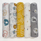 Trance Home Linen Super Ultra Soft 100% Cotton Malmal Baby Swaddle Cloth | Baby Wrap For New Born Babies | Skin Frindelly Soft B
