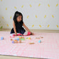 Cushmat Stylish Reversible Foam Play Mat (Large, Explorer - Ash Rose) - Soft, Waterproof, Durable Play Mat For Infants, Babies,