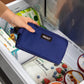 Packit Freezable Snack Bag, True Blue, Built With Ecofreeze Technology, Foldable, Reusable, Zip Closure, Designed For Keeping Sn