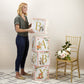 Kate Aspen Pink Woodland Baby Boxes With Letters For Baby Shower Decorations Photo Prop & Nursery D  Cor (Set Of 4 Spells Baby)
