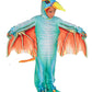 Green Pteradactyl Printed Toddler Costume Jumpsuit