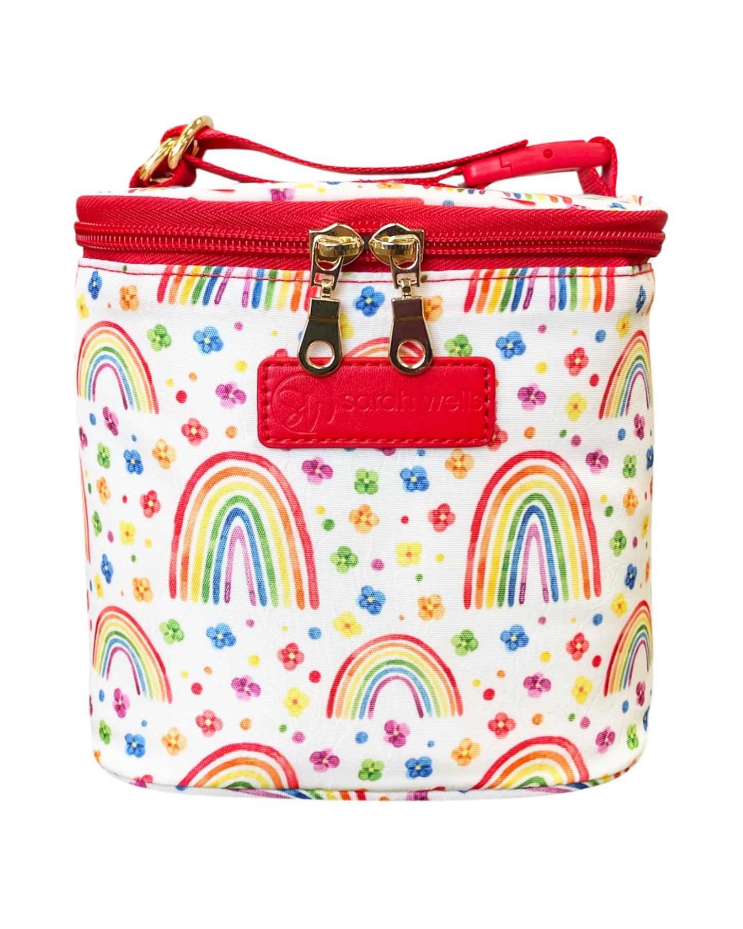 Sarah Wells Cold Gold Breastmilk Cooler with Ice Pack (Rainbows)
