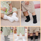 Lanleo Baby Girls Boys Non Slip Socks With Grips Toddler Kids Unisex Warm Thick Cotton Ankle Crew Socks With Grippers 2 Black 2