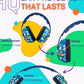 Vanderfields Baby Ear Protection Noise Cancelling Headphones For Babies, Toddlers, Infants 3 Months To 2 Years,Dinosaur Club