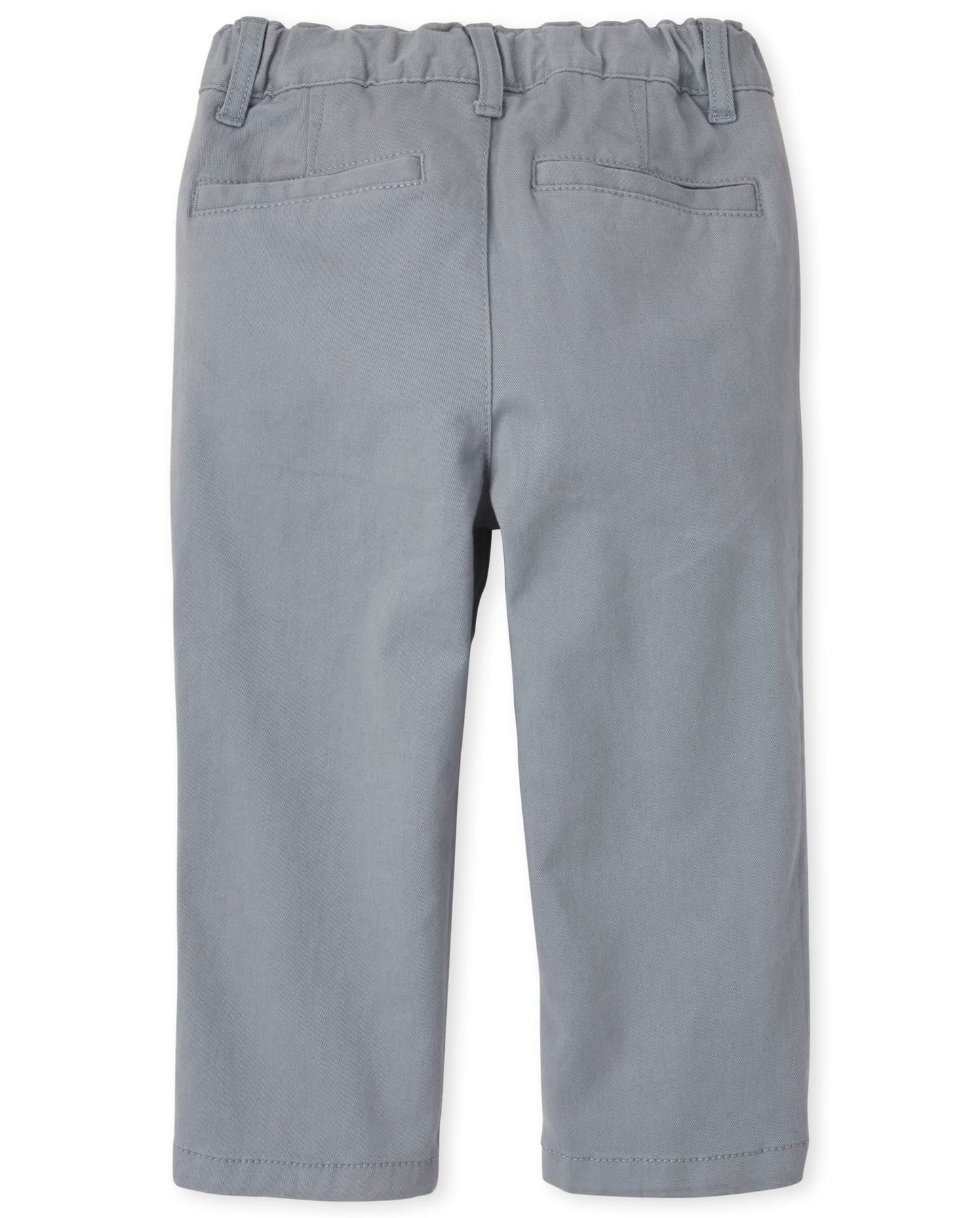 The Children'S Place Baby Boys' And Toddler Stretch Chino Pants, Fin Gray Single, 6-9 Months